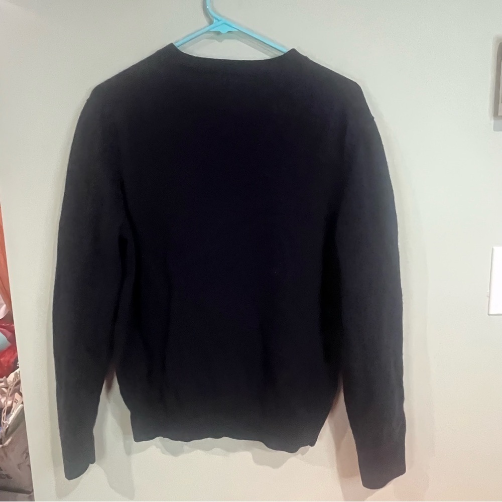 Calvin Klein Men's Black V-Neck Knit Sweater - Picture 7 of 7
